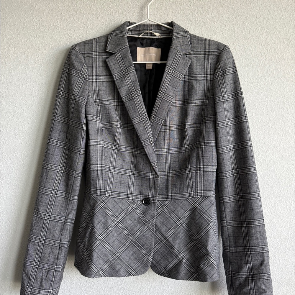 Banana Republic Plaid Blazer